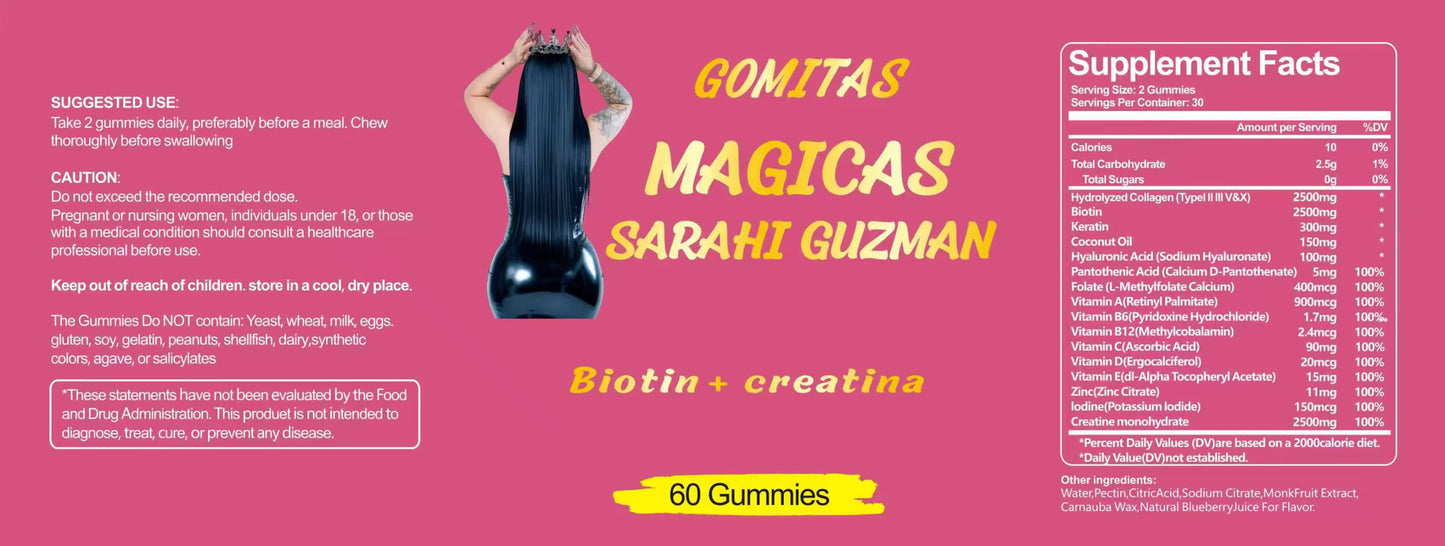 Magic Gummies - Biotin + Creatine